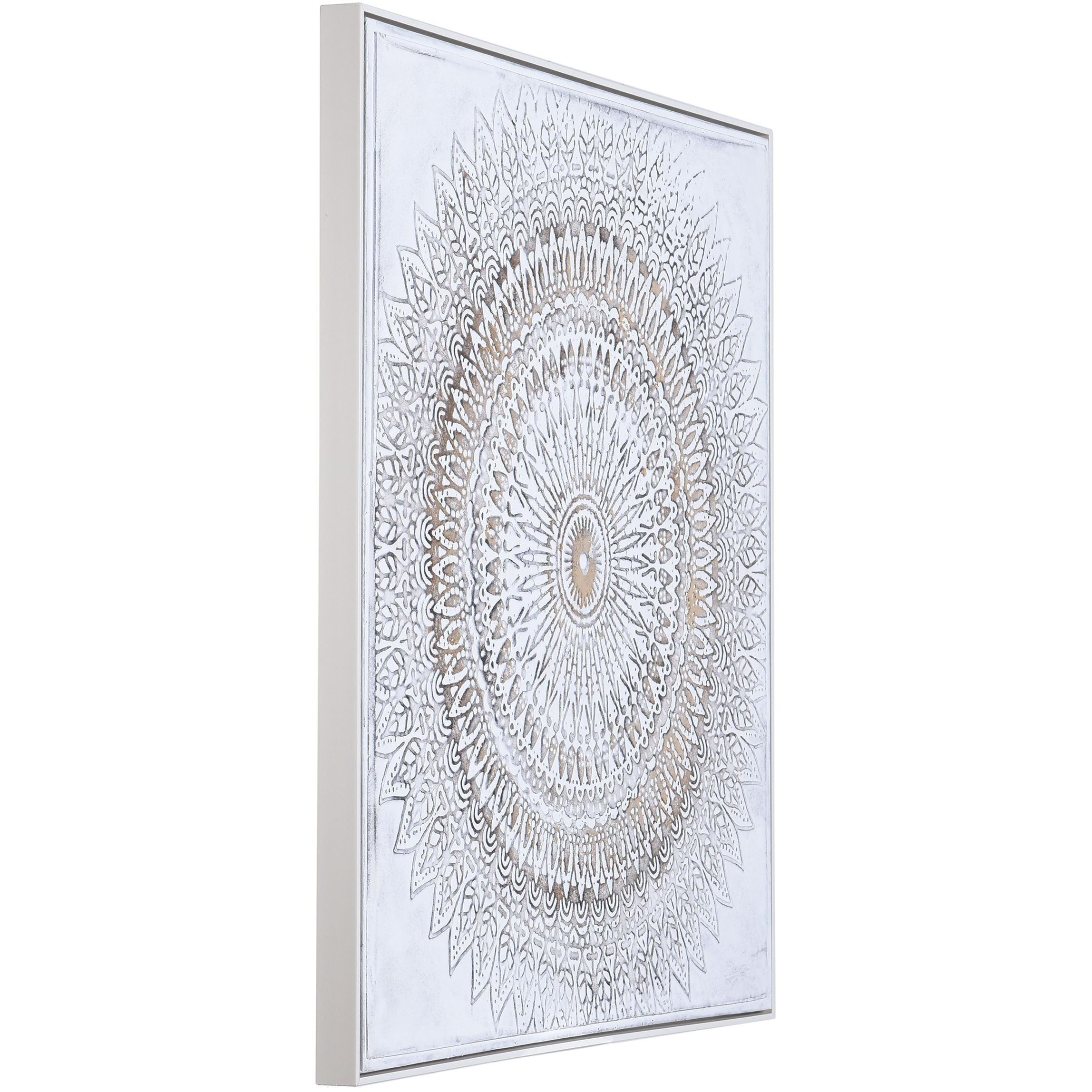 Makenna White/Gold Wall Art 