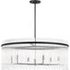 Drew & Jonathan Finley 6 Light 35.5 inch Midnight Black Chandelier Ceiling Light
