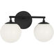 Nube LED 14.63 inch Midnight Black Vanity Light Wall Light