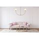 Nyomi 2 Light 42 inch Satin Gold Chandelier Ceiling Light