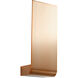 Halo 1 Light 5.5 inch Satin Copper Sconce Wall Light