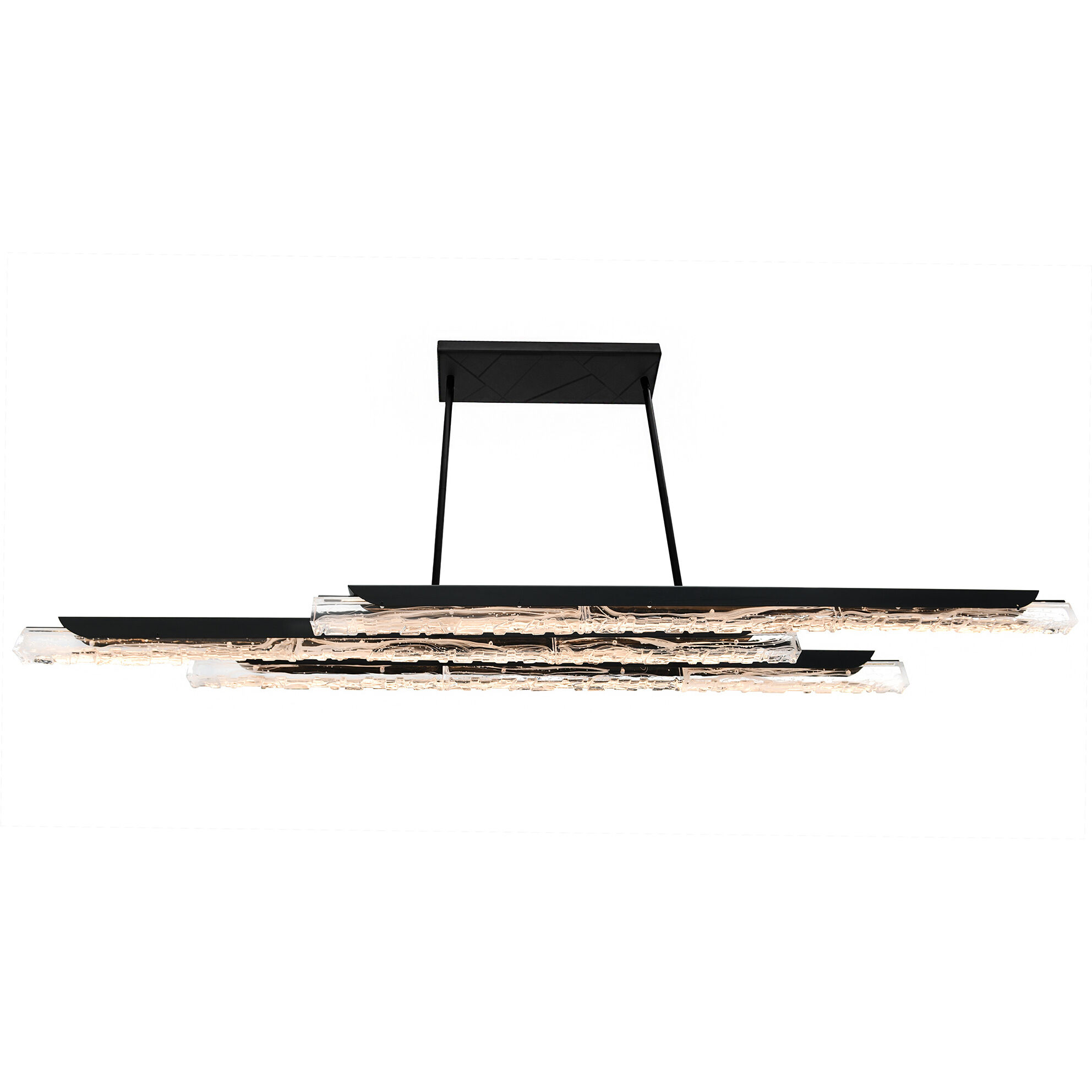 Valira LED 63 inch Black Chandelier Ceiling Light