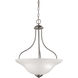Conway 3 Light 18 inch Brushed Nickel Pendant Ceiling Light