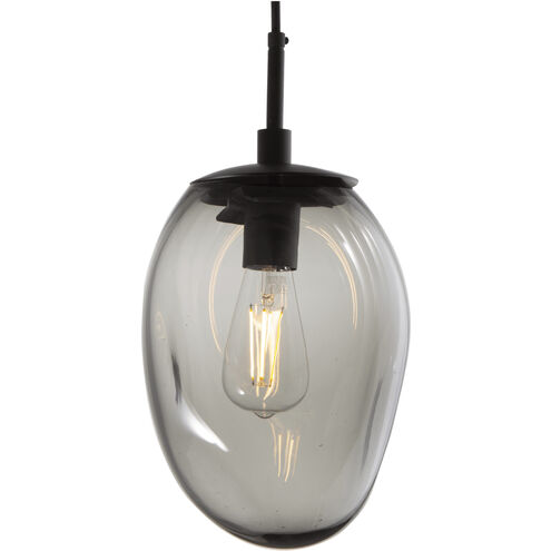 Meteo Incandescent 1 Light 9 inch Novel Brass Pendant Ceiling Light in Smoke
