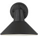 Bay Crest 1 Light Coal Outdoor Wall Mount, Great Outdoors