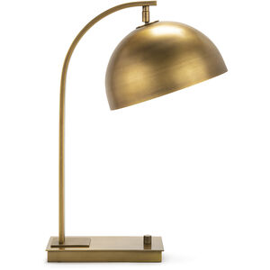 Otto 20.5 inch 40.00 watt Natural Brass Task Lamp Portable Light, Desk Lamp