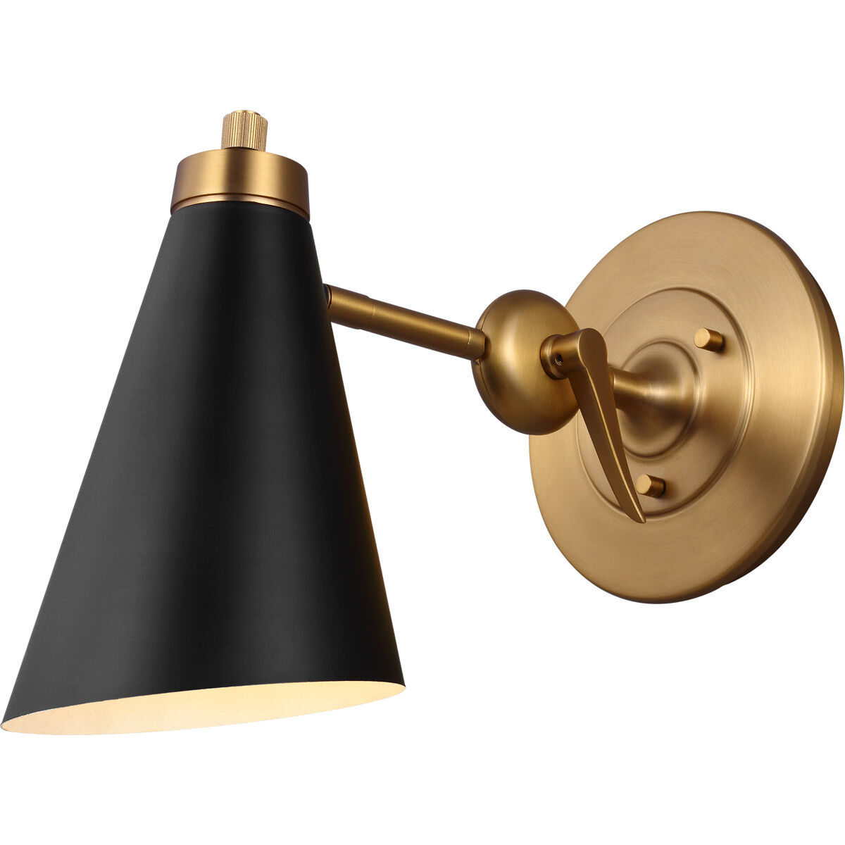 TOB by Thomas O'Brien Signoret 12.38 inch 25 watt Burnished Brass Task Sconce Wall Light