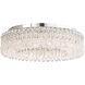 Sarella 12 Light 24 inch White Flush Mount Ceiling Light in Swarovski