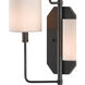 Knowsley 3 Light 14.25 inch Oil Rubbed Bronze Wall Sconce Wall Light, Left