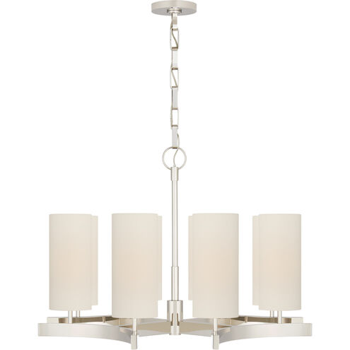 Suzanne Kasler Aimee 8 Light 26.75 inch Polished Nickel Chandelier Ceiling Light, Medium