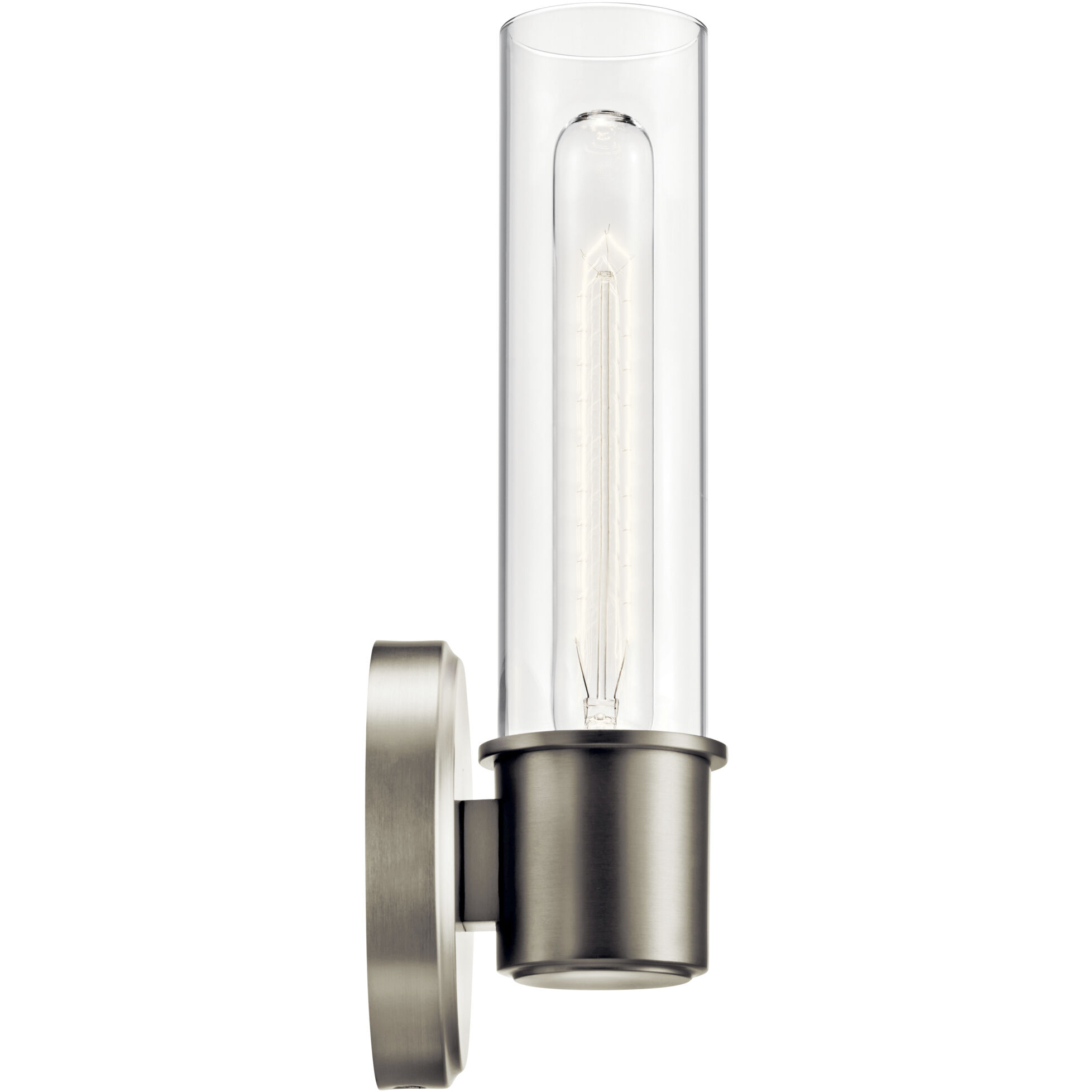 Aviv 1 Light 5.5 inch Brushed Nickel Wall Sconce Wall Light