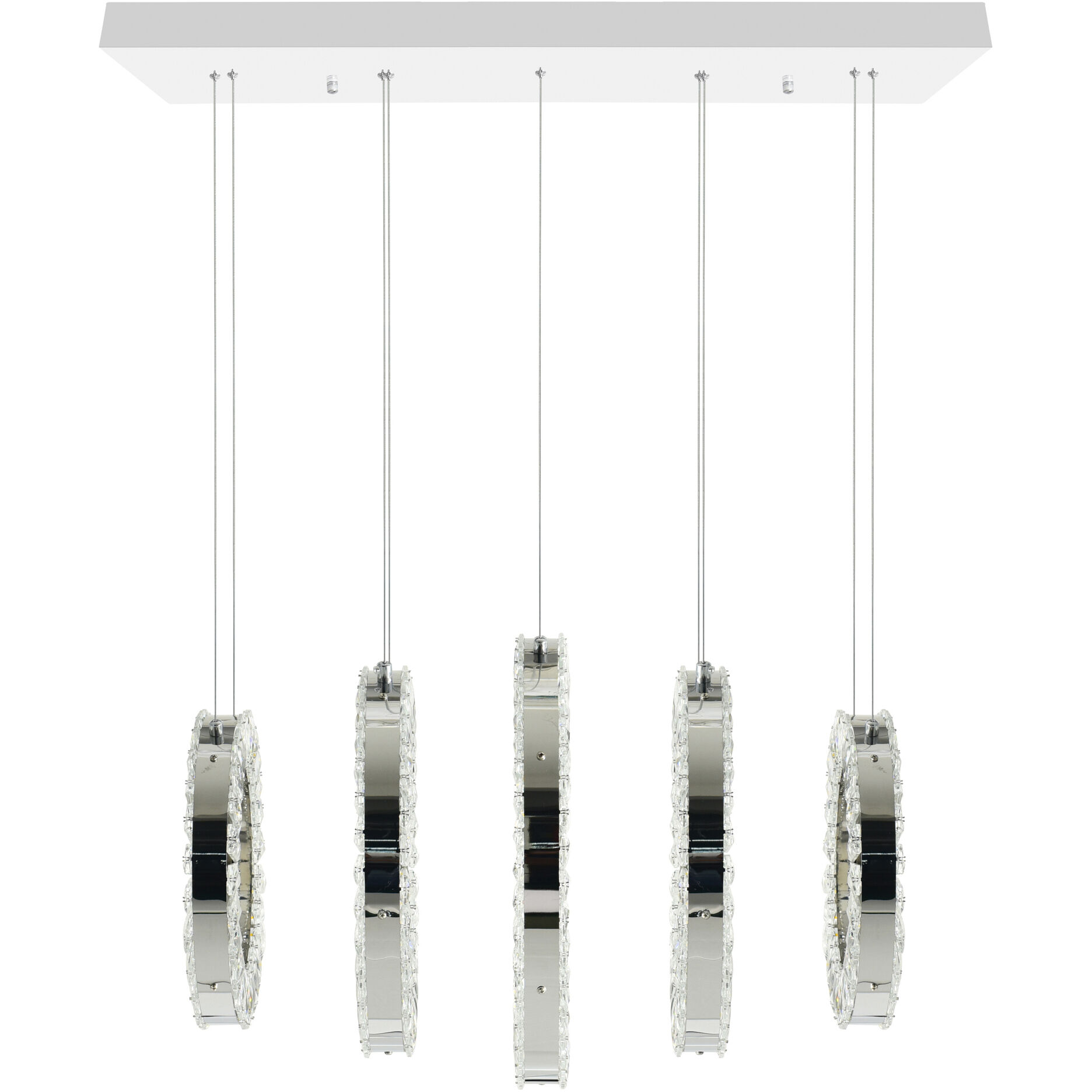 Celina LED 26 inch Chrome Pool Table Light Ceiling Light