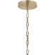 Malene 6 Light Champagne Bronze Chandelier Ceiling Light, 1 Tier Small