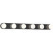 Rezz LED 27.56 inch Black Bath Vanity Light Wall Light