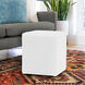 Universal 20 inch Seascape Natural Outdoor Cube Ottoman with Slipcover