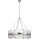 Suzanne Kasler Solera LED 37.25 inch Polished Nickel Barrel Chandelier Ceiling Light