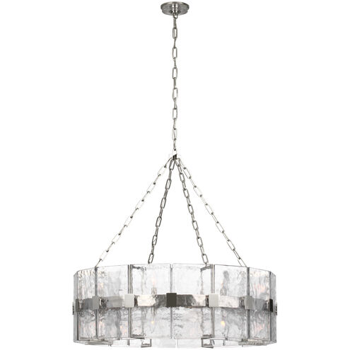 Suzanne Kasler Solera LED 37.25 inch Polished Nickel Barrel Chandelier Ceiling Light