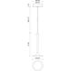 Alora Mood Issa LED 5.63 inch White Pendant Ceiling Light