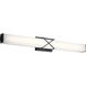 Trinsic LED 32 inch Matte Black Linear Bath Large Wall Light, Large