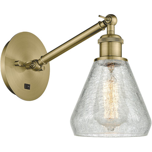 Ballston Conesus LED 6 inch Antique Brass Sconce Wall Light