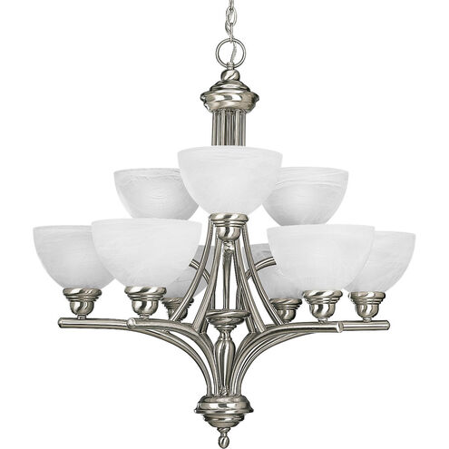 Glendale 9 Light 29 inch Brushed Nickel Chandelier Ceiling Light