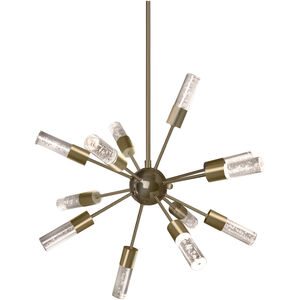 Venka LED 25 inch Vintage Brass Pendant Ceiling Light