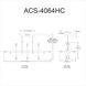 Acasia LED 40 inch Polished Chrome with Frosted Horizontal Chandelier Ceiling Light