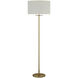 kate spade new york Walker 58 inch 4.6 watt Gild Cordless Floor Lamp Portable Light in Linen