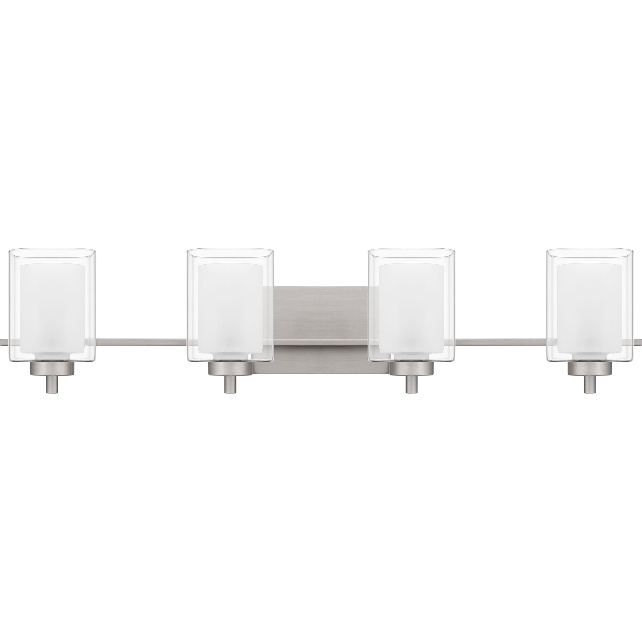 Kolt 4 Light 36 inch Brushed Nickel Bath Light Wall Light