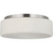 Axira LED 14 inch Brushed Nickel Flush Mount Ceiling Light