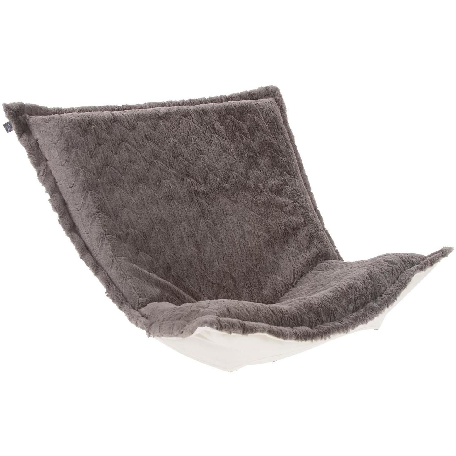 Puff 40 inch Angora Stone Cushion