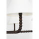 C&M by Chapman & Myers Fiona 6 Light 50 inch Aged Iron Chandelier Ceiling Light in Standard