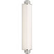 Marie Flanigan Percy LED 3.75 inch Polished Nickel Linear Bath Sconce Wall Light
