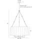 Felipe 6 Light 28 inch Antique Brass and English Bronze Chandelier Ceiling Light