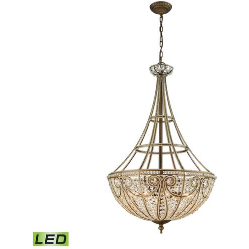 Elizabethan LED 22 inch Dark Bronze Chandelier Ceiling Light