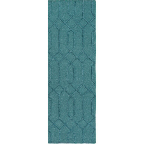 Lydia 72 X 48 inch Teal Rug