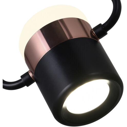 Moxie LED 3 inch Black Down Mini Pendant Ceiling Light