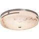 Lumenaria LED 14 inch Polished Chrome Flush Mount Ceiling Light