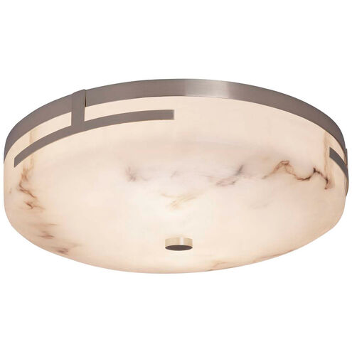 Lumenaria LED 14 inch Polished Chrome Flush Mount Ceiling Light