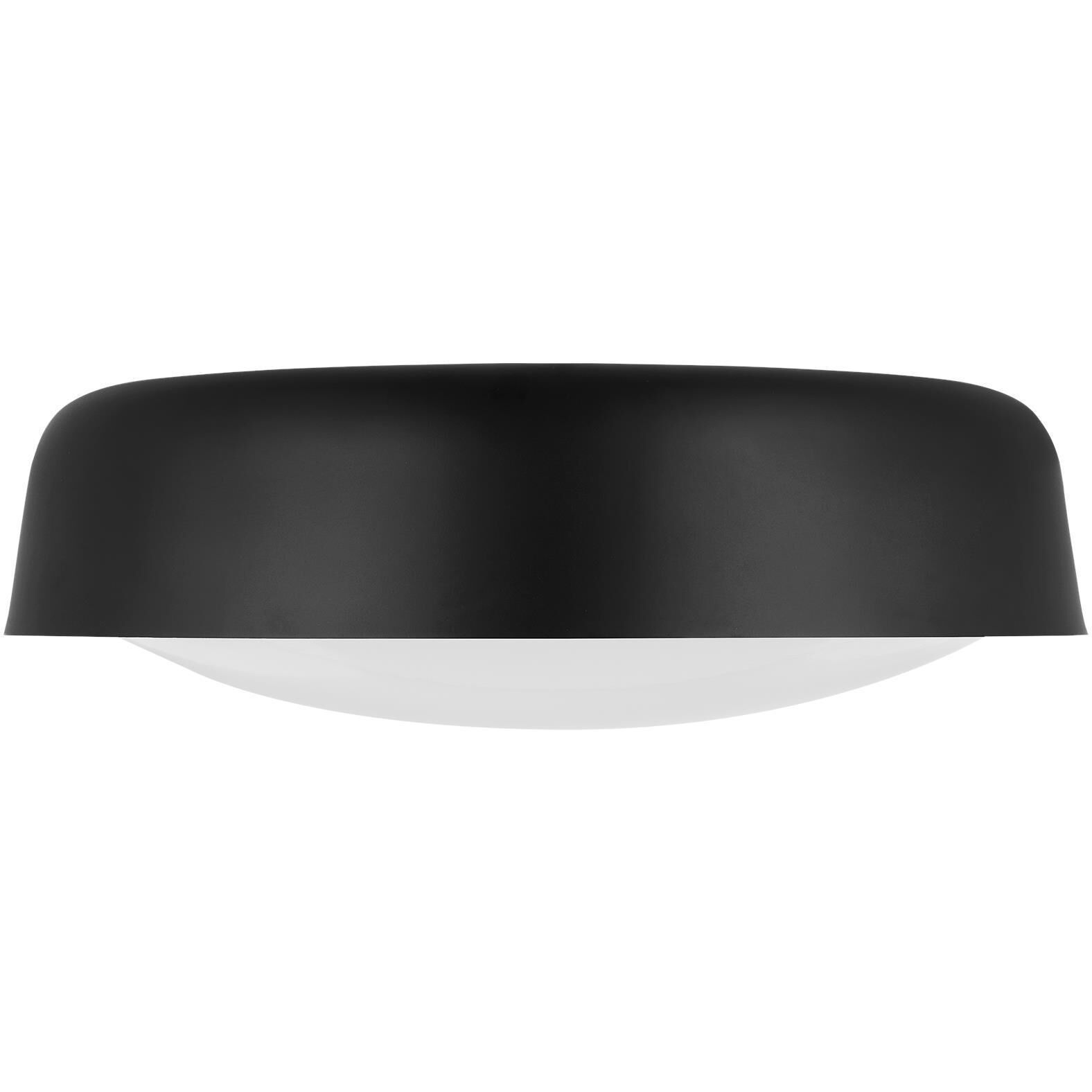 kate spade new york Draper 2 Light 15.88 inch Midnight Black Flush Mount Ceiling Light
