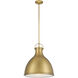 Lynk 1 Light 16.5 inch Legacy Brass Pendant Ceiling Light
