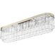 Ciara 6 Light 42 inch White Gold Flush Mount Ceiling Light
