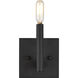 Vector 1 Light 5 inch Midnight Black Wall Bath Fixture Wall Light