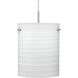 Tamburo 8 1 Light Black Cord Pendant Ceiling Light