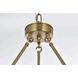 Cadence 21 Light 48 inch Satin Gold Chandelier Ceiling Light