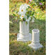 Greek Column Off-White Outdoor Planter