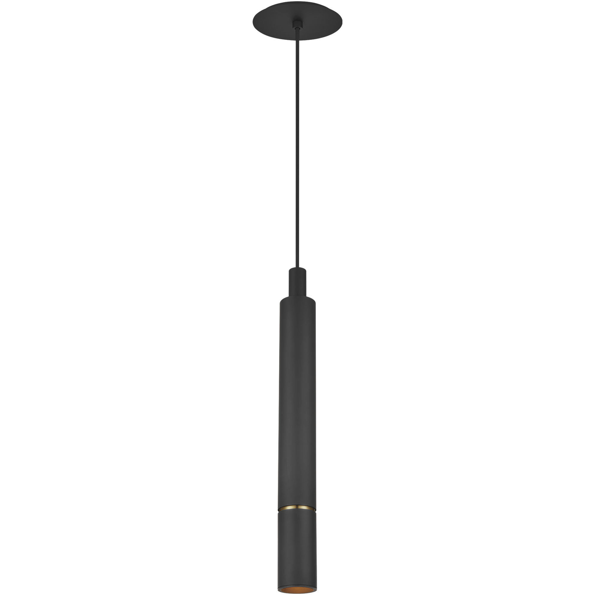 Mick De Giulio Sottile LED Nightshade Black Pendant Ceiling Light, Integrated LED