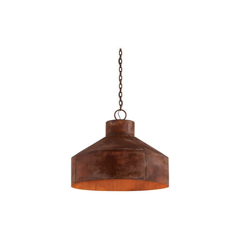 Cliff 5 Light 32 inch Rust Patina Chandelier Ceiling Light