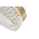Canada LED 16 inch Gold LED Chandelier Ceiling Light