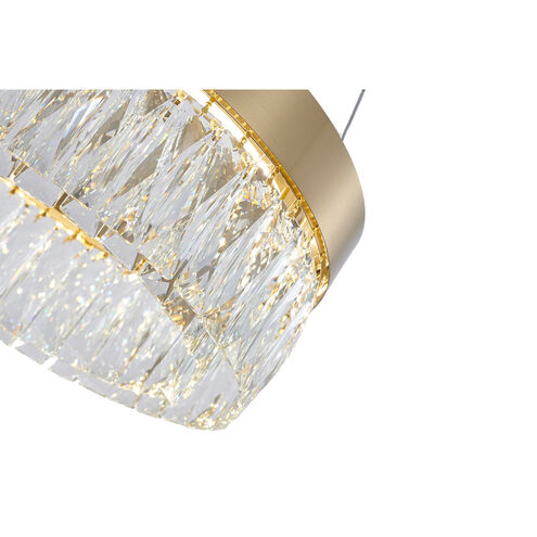 Canada LED 16 inch Gold LED Chandelier Ceiling Light